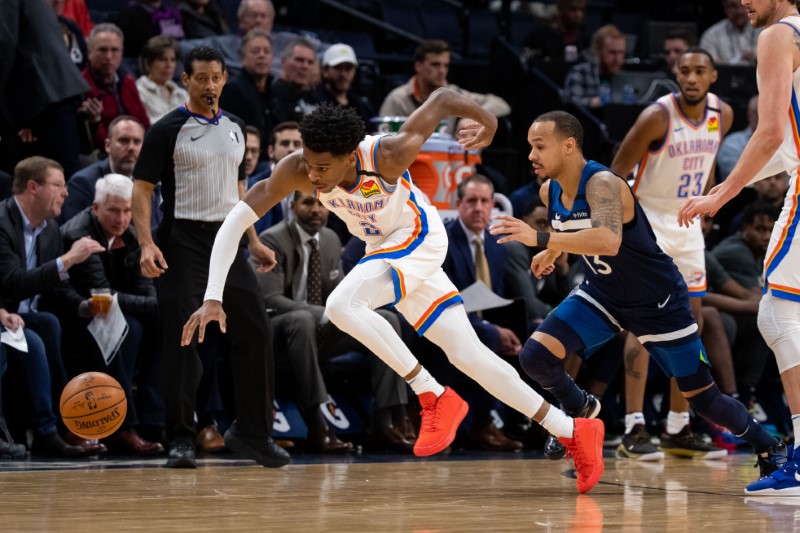 NBA: Oklahoma City Thunder at Minnesota Timberwolves