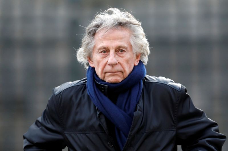 FILE PHOTO: Film director Roman Polanski arrives at the Madeleine Church to attend a ceremony during a 'popular tribute' to late French singer and actor Johnny Hallyday in Paris