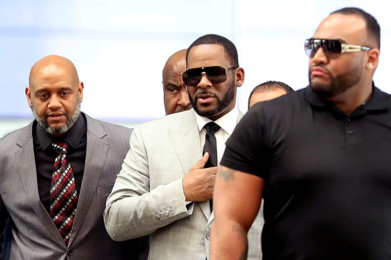 FILE PHOTO: R. Kelly at the Criminal Court Building in Chicago