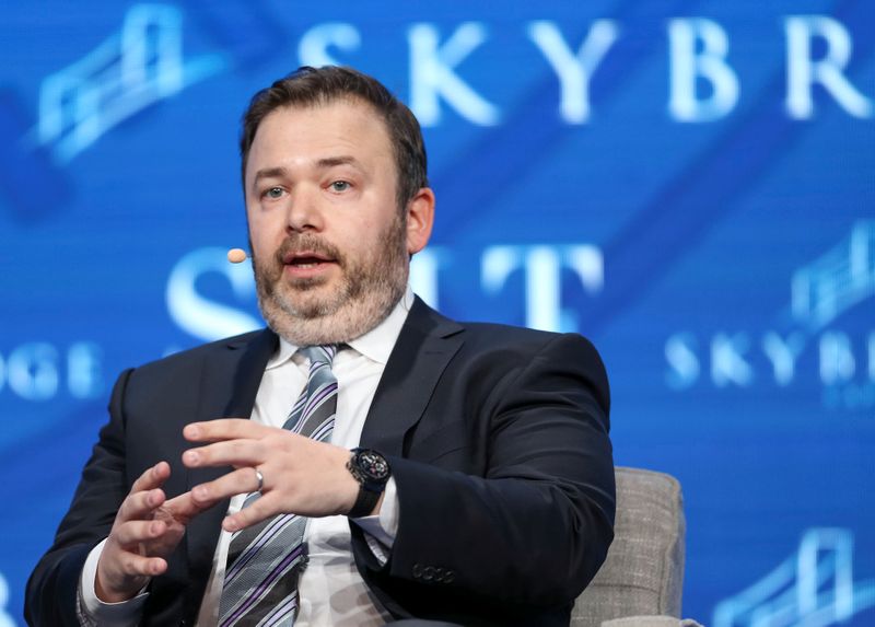 Founder and CIO at Saba Capital Management Weinstein speaks during the SALT conference in Las Vegas