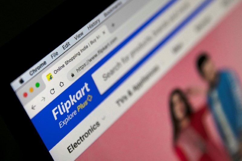 The logo of India's e-commerce firm Flipkart is seen in this illustration picture