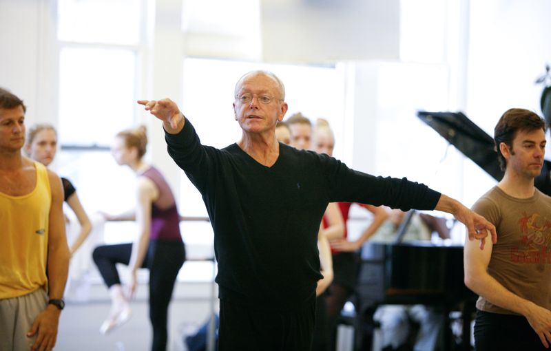 Wilhelm Burmann teaches class at Steps on Broadway studio in New York City