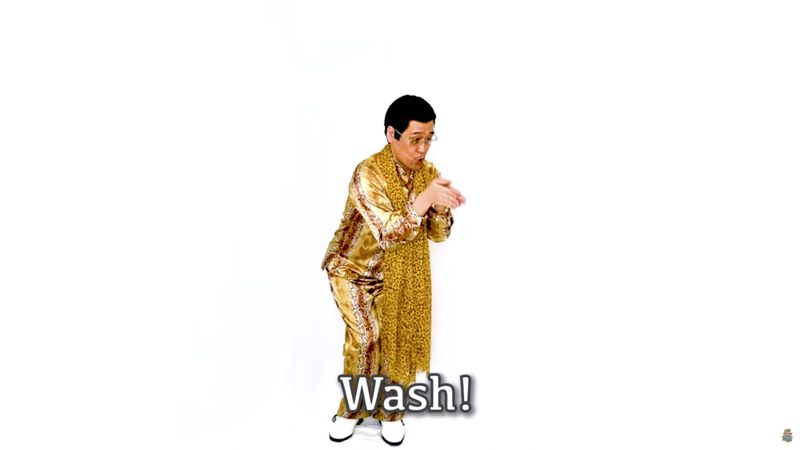 Pikotaro performs in hand-washing video amid COVID-19 outbreak