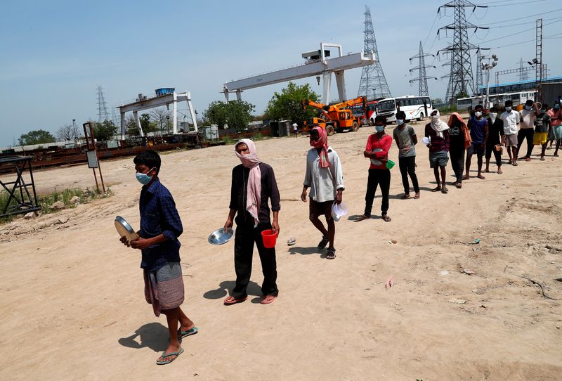 FILE PHOTO: The spread of the coronavirus disease (COVID-19) in New Delhi