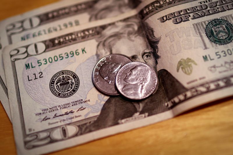 FILE PHOTO: FILE PHOTO: U.S. currency is seen in this picture illustration
