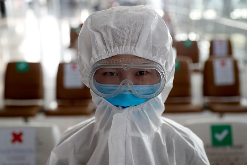 FILE PHOTO: Coronavirus disease (COVID-19) outbreak in Bangkok, Thailand