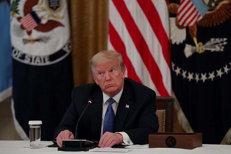 FILE PHOTO: U.S. President Trump holds cabinet meeting at the White House in Washington