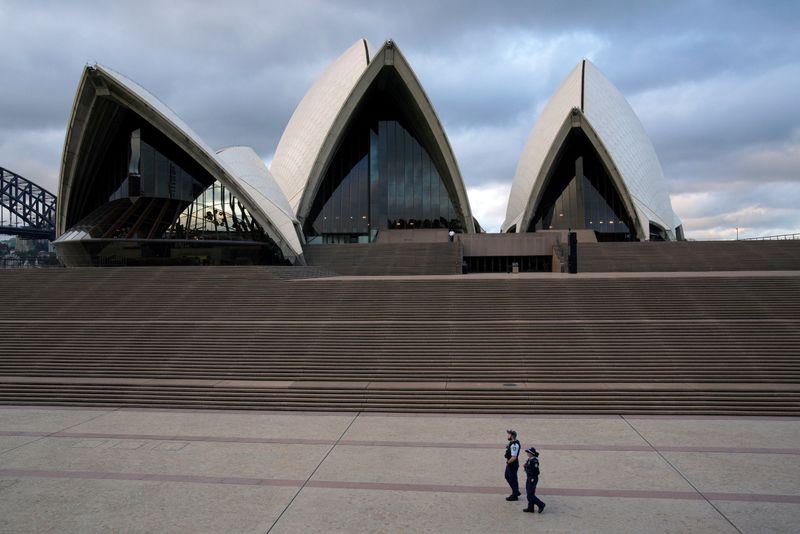 FILE PHOTO: The spread of the coronavirus disease (COVID-19) in Sydney