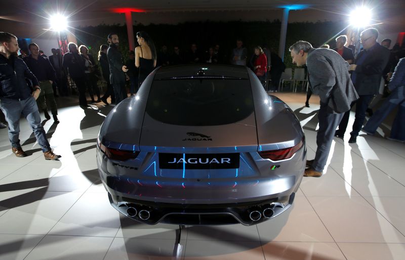Jaguar Land Rover unveils new Jaguar F-Type model during its world premiere in Munich