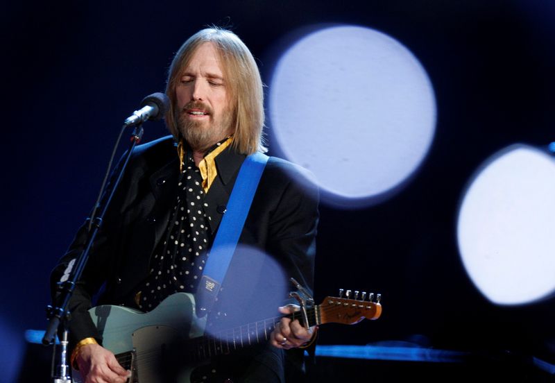 FILE PHOTO: Singer and songwriter Tom Petty performs during the half time show at Super Bowl XLII in Glendale