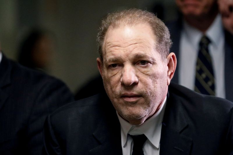 FILE PHOTO - Film producer Harvey Weinstein departs Criminal Court in New York