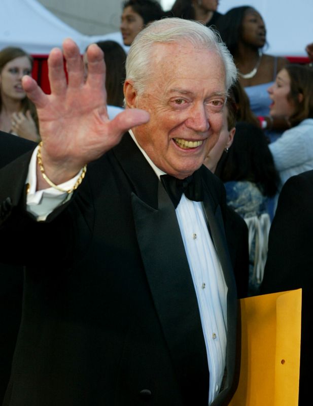 FILE PHOTO: HUGH DOWNS ARRIVES AT ABC 50TH ANNIVERSARY.