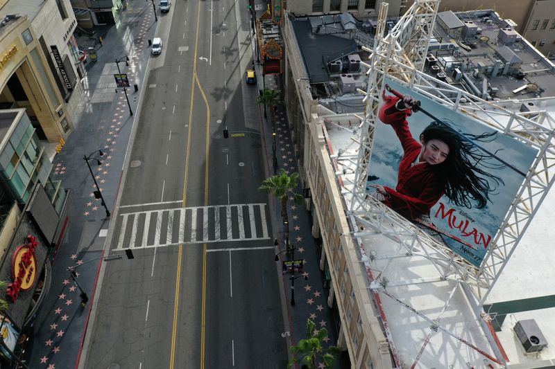 FILE PHOTO: A poster of the Walt Disney Studios'