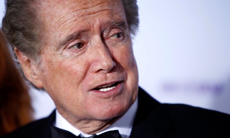 TV personality Regis Philbin arrives for the International Emmy Awards in New York