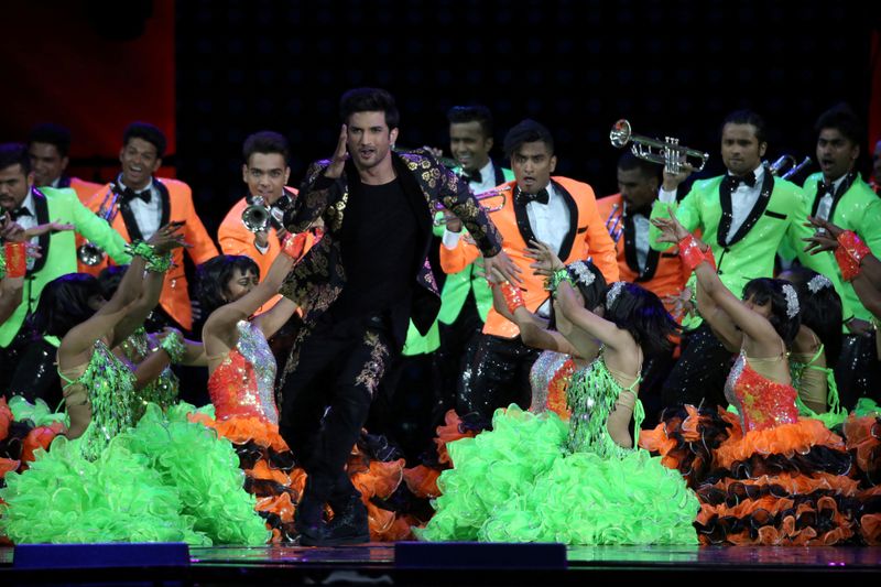 FILE PHOTO: Bollywood actor Sushant Singh Rajput performs at the IIFA show in East Rutherford