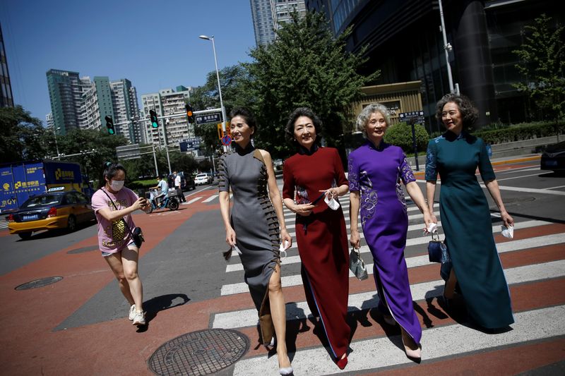 Elderly model group