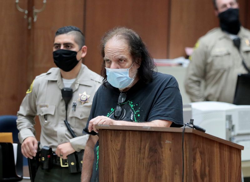 FILE PHOTO: Adult film star Ron Jeremy makes first appearance in Los Angeles County Superior Court