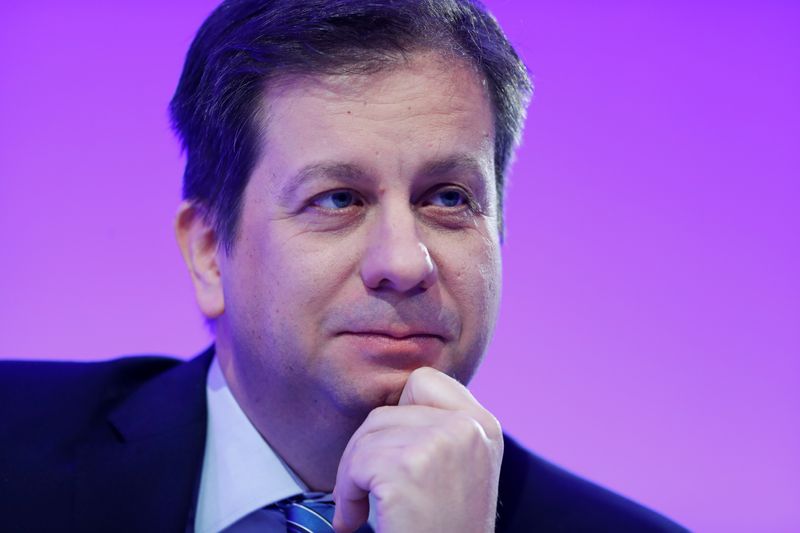 SAP SE CFO Mucic attends the company's annual results press conference in Walldorf