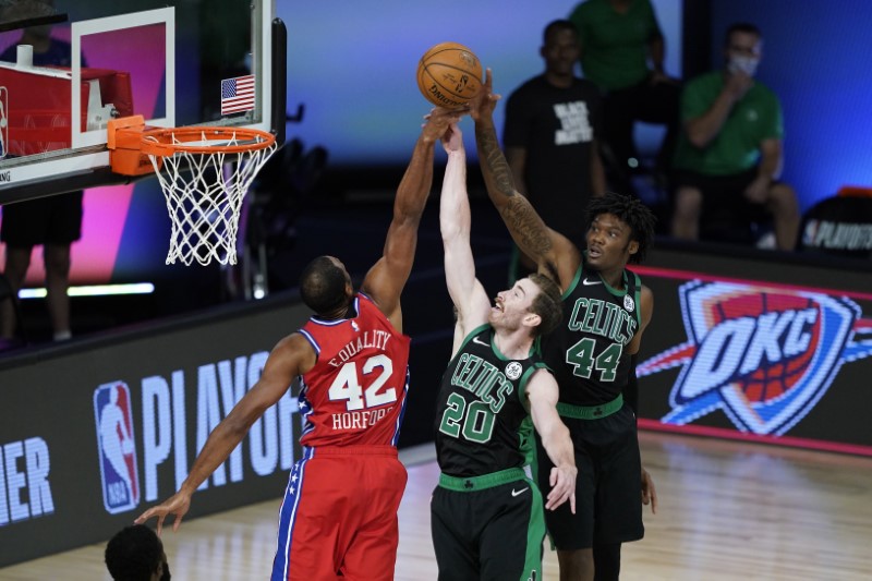 NBA: Playoffs-Philadelphia 76ers at Boston Celtics