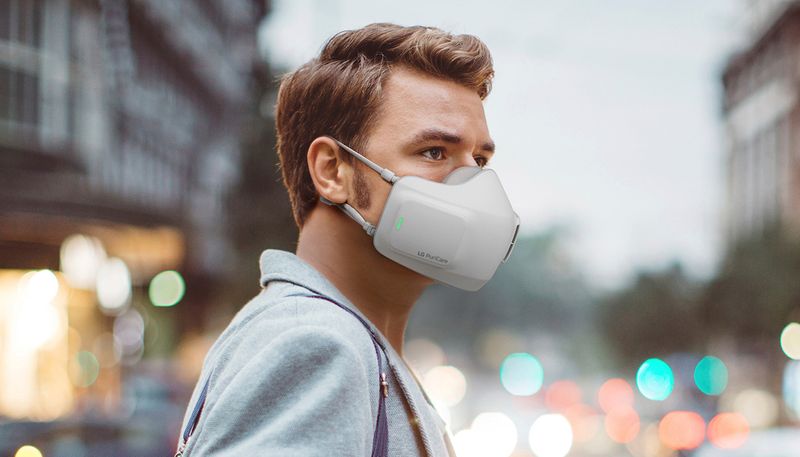 Handout picture of PuriCare Wearable Air Purifier