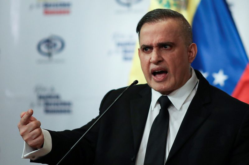 FILE PHOTO: Venezuela's chief prosecutor Tarek William Saab holds a news conference