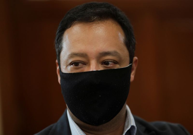 Mexican Deputy Finance Minister Gabriel Yorio speaks during an interview with Reuters at the National Palace in Mexico City