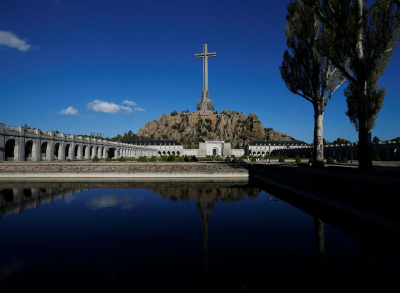 A general view of the Valle de los Caidos (The Valley of the Fallen), a mausoleum in San Lorenzo de El Escorial