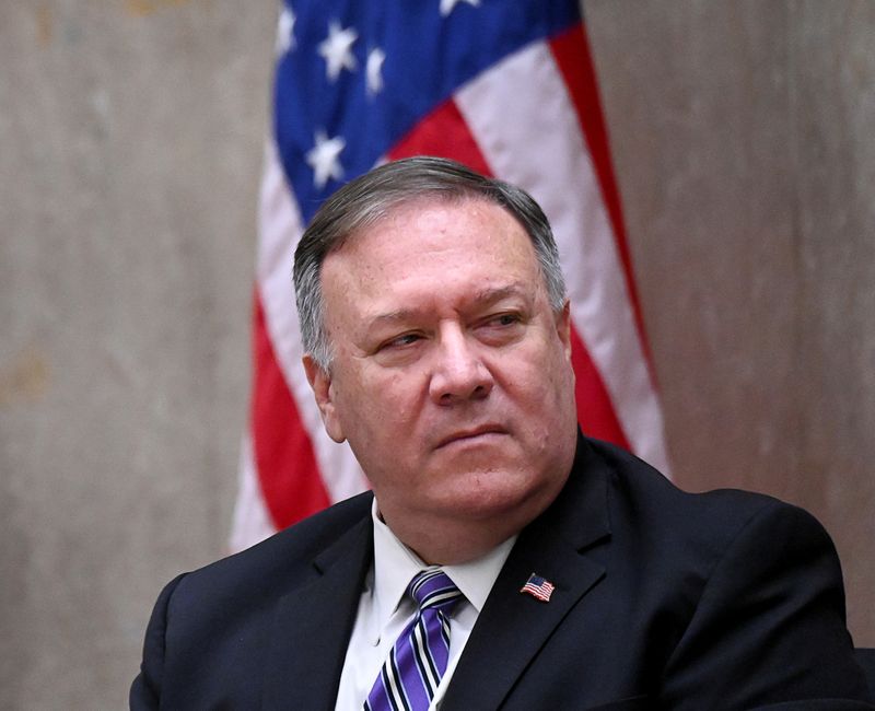U.S. Secretary of State Pompeo hosts third annual U.S.-Qatar Strategic Dialogue is held at the State Department in Washington