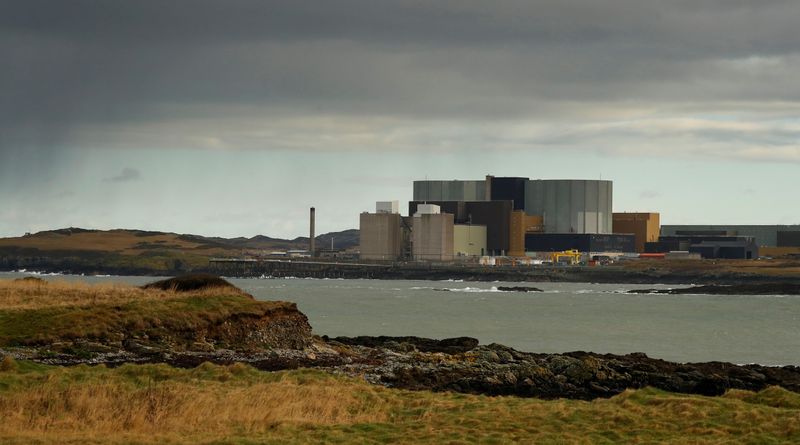 FILE PHOTO: General view of the decommissioned Wylfa nuclear power station on the island of Anglesey