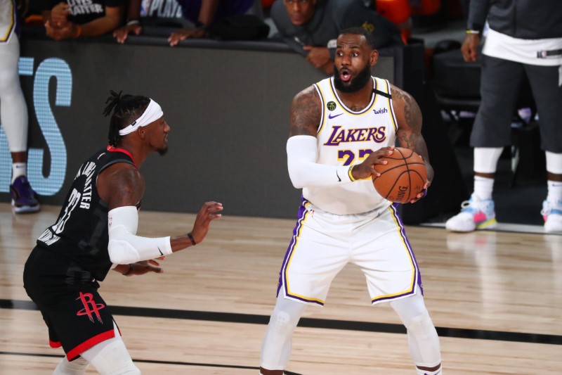 NBA: Playoffs-Houston Rockets at Los Angeles Lakers