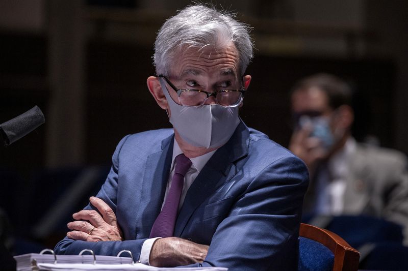FILE PHOTO: U.S. House of Representatives Financial Services Committee hearing on oversight of the Treasury Department and Federal Reserve response to the outbreak of the coronavirus disease (COVID-19), in Washington