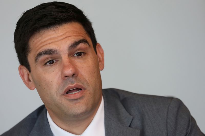 FILE PHOTO: Toby Rice, CEO of EQT Corp, speaks during an interview in New York