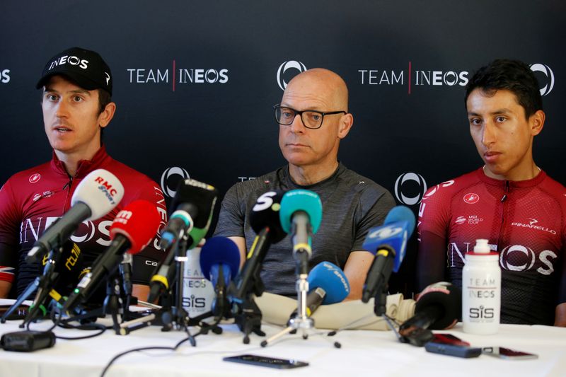 FILE PHOTO: Tour de France - Team INEOS news conference
