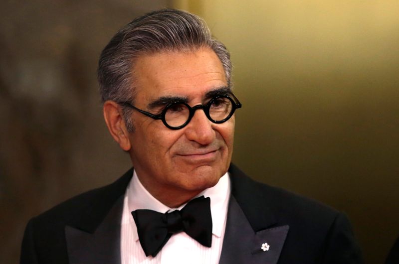 Eugene Levy arrives on the red carpet at the 7th annual Canadian Screen Awards in Toronto, Canada