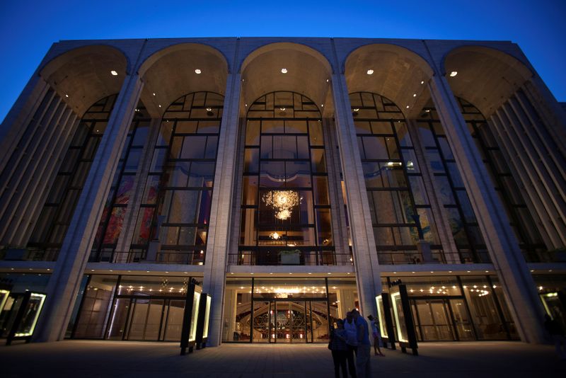 FILE PHOTO: The Metropolitan Opera House is pictured at Lincoln Center in New York