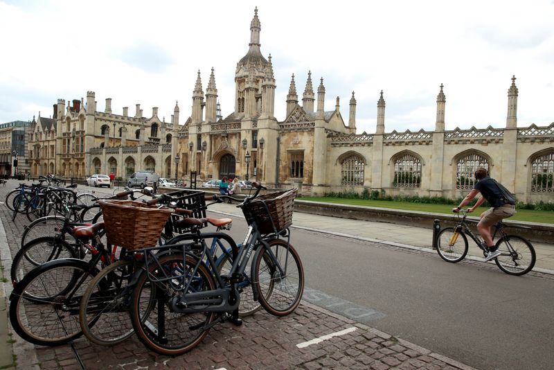 FILE PHOTO: Outbreak of the coronavirus disease (COVID-19) in Cambridge
