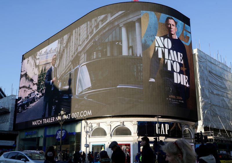 FILE PHOTO: Trailer for a James Bond film