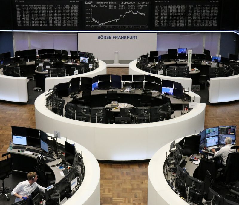 FILE PHOTO: The German share price index DAX graph at the stock exchange in Frankfurt