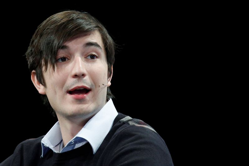 Vlad Tenev, co-founder and co-CEO of investing app Robinhood, speaks during the TechCrunch Disrupt event in Brooklyn borough of New York