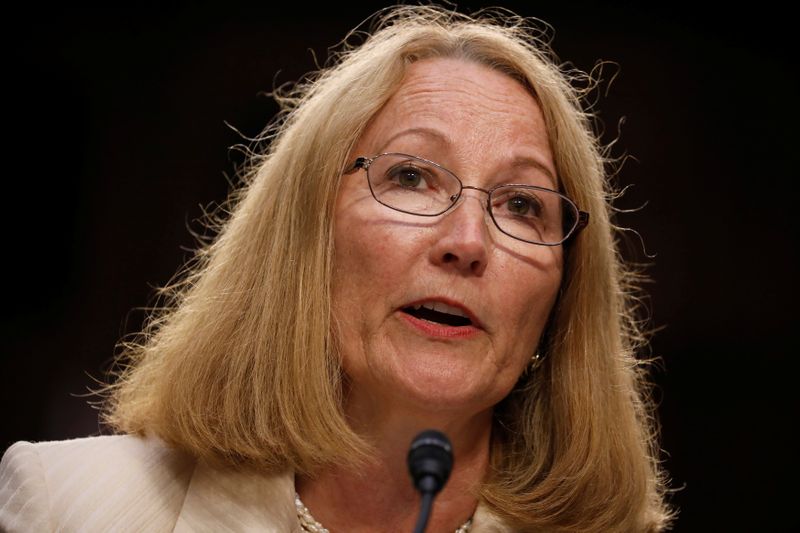 Susanne Lyons, Acting Chief Executive Officer of United States Olympic Committee testifies before a Commerce Subcommittee hearing entitled