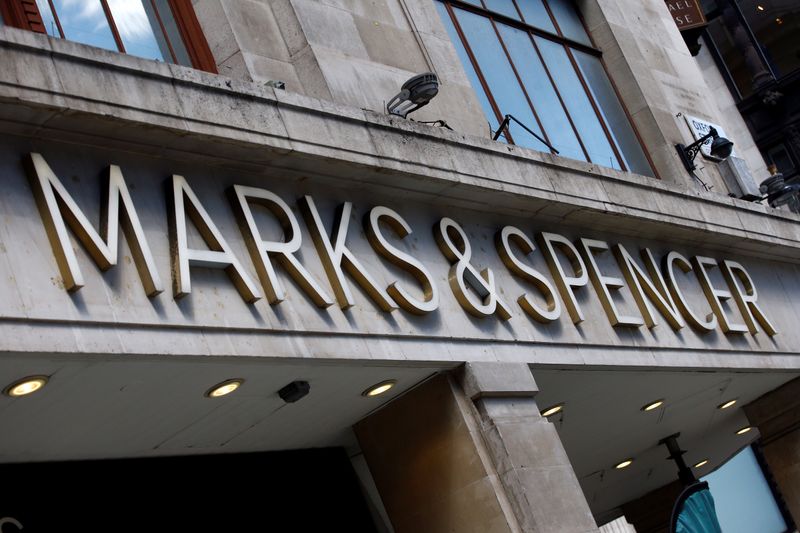 A M&S store is pictured at Oxford Street in London