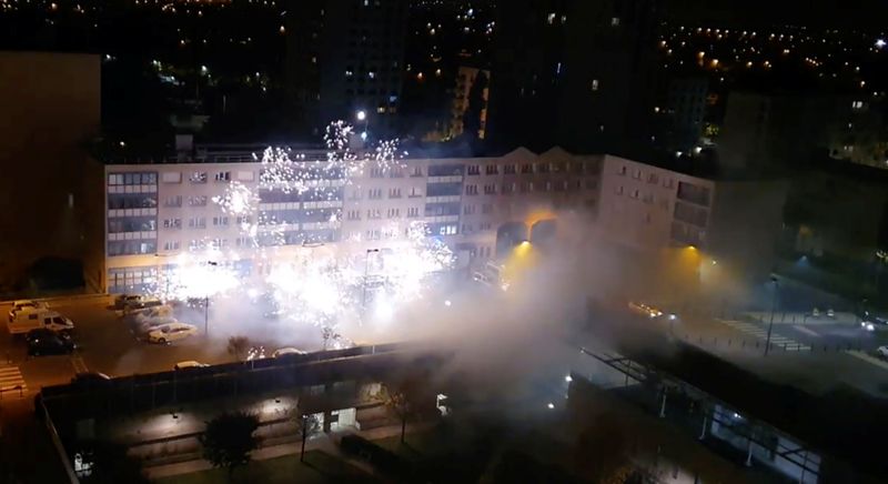 Dozens Attack Police Station