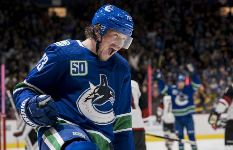 NHL: Arizona Coyotes at Vancouver Canucks