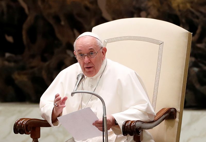 Pope Francis holds weekly audience