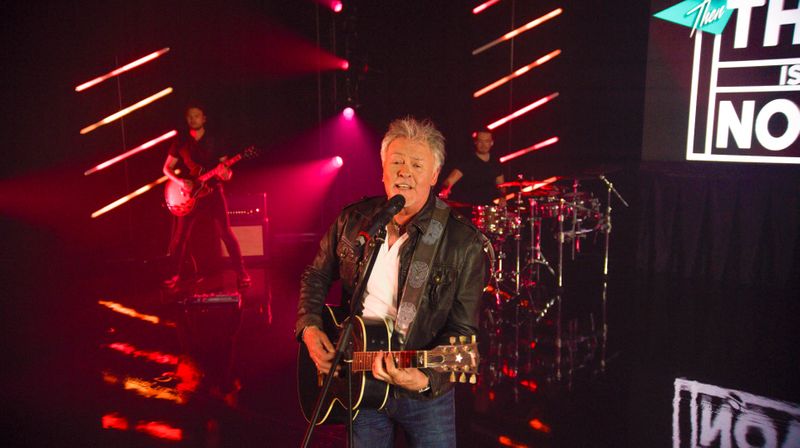 Paul Young performs his song