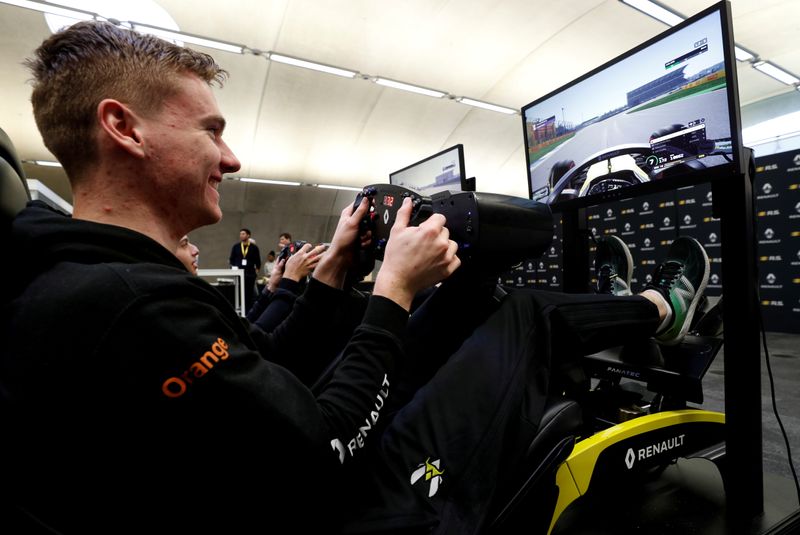 FILE PHOTO: Esports - A look into Renault F1's esports facility