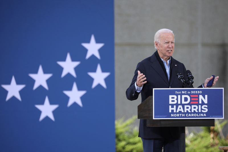 Democratic presidential candidate Joe Biden campaigns in North Carolina