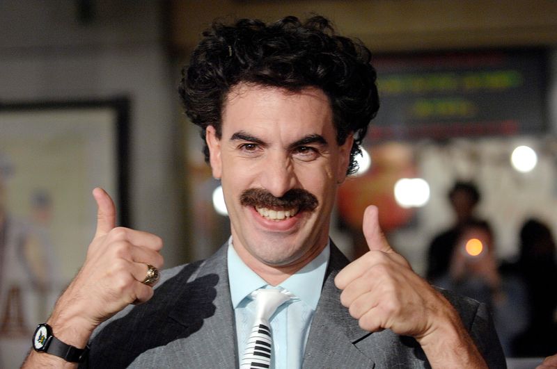 FILE PHOTO: Actor Sacha Baron Cohen arrives for premiere of