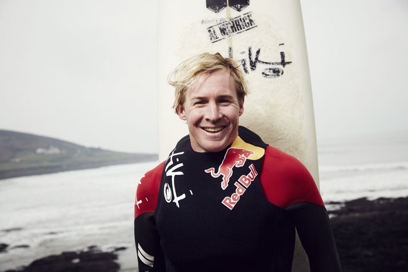 FILE PHOTO: Andrew Cotton poses for a portrait during a training session in his hometown Croyde