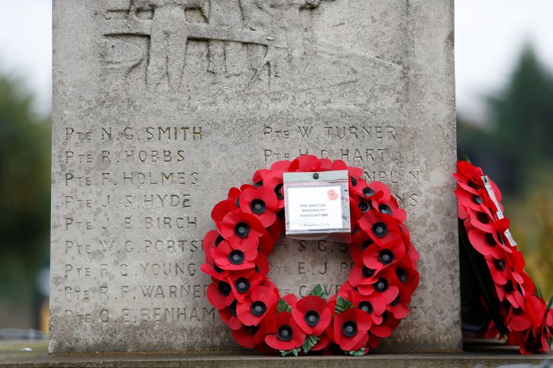 Remembrance Day at the Heston War Memorial